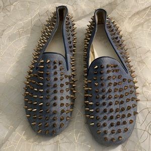 Unif studded leather loafers